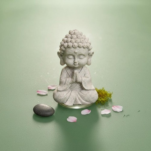 Meditierende buddha figur - meditierende, buddha-figur