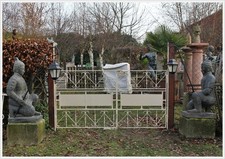 Torwächter Laterne Garten