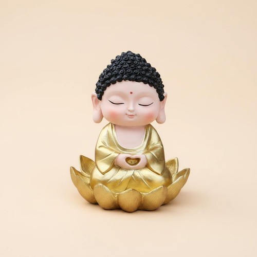 Goldene buddha dekofigur - goldene, buddha-dekofigur