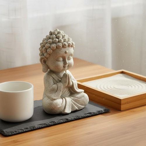 Meditierende buddha figur - meditierende, buddha-figur