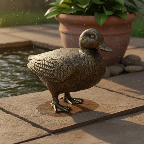 Stück gusseisen ente - 2, gusseisen-ente