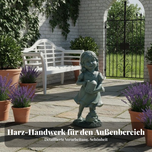 Mädchen mit gießkanne statue - mädchen,