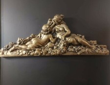 Bas Relief Nymphe Stuck gips