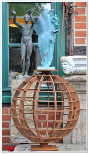 Neu saufender gaul bronze - neu!,